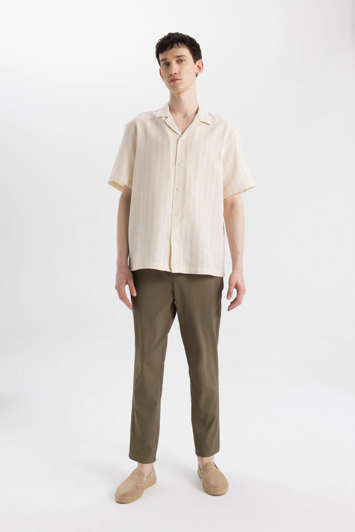 پیراهن مردانه دفاکتو | C7582AX24SM Defacto - Image 2