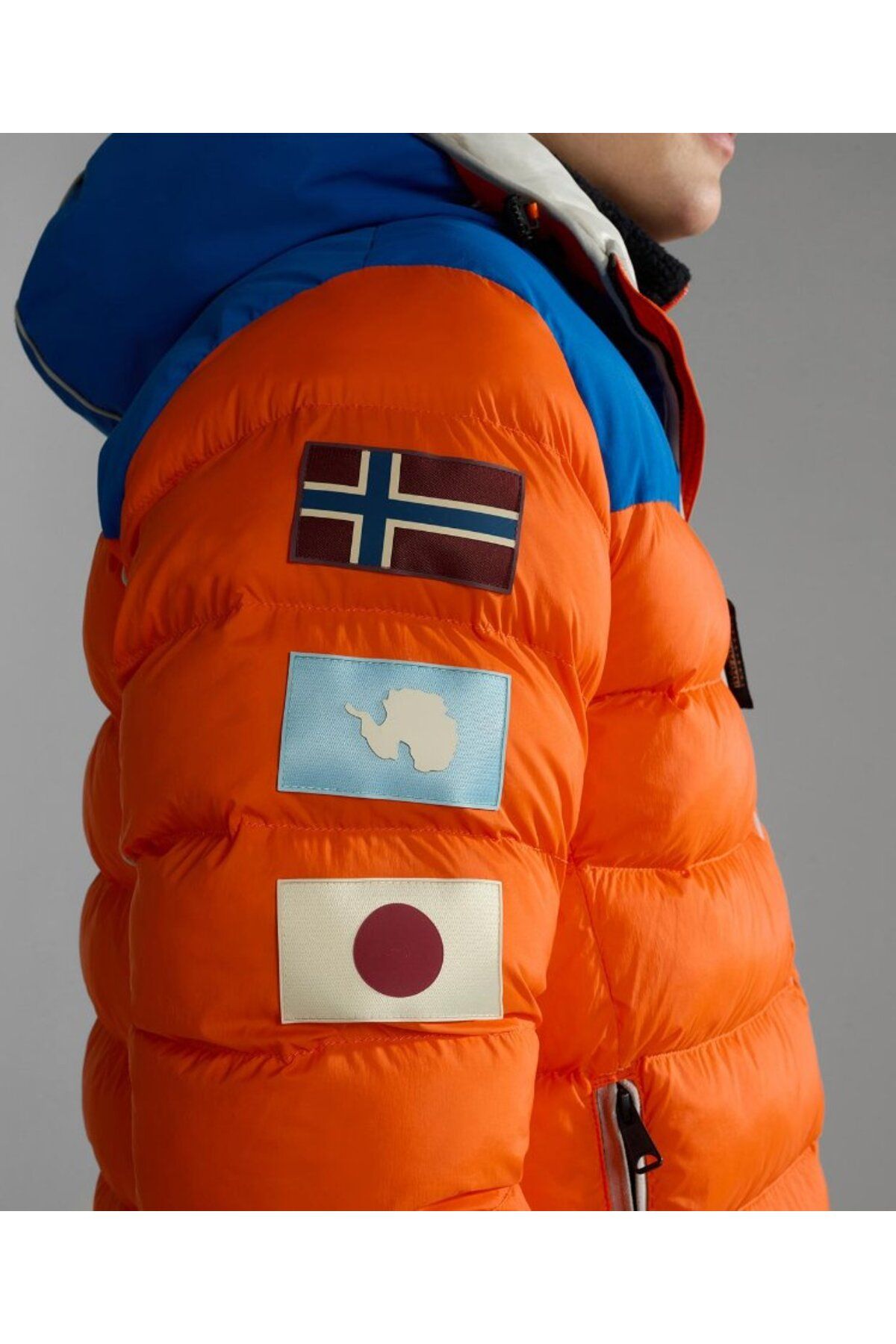 Napapijri Winter Jacket Orange Puffer Trendyol