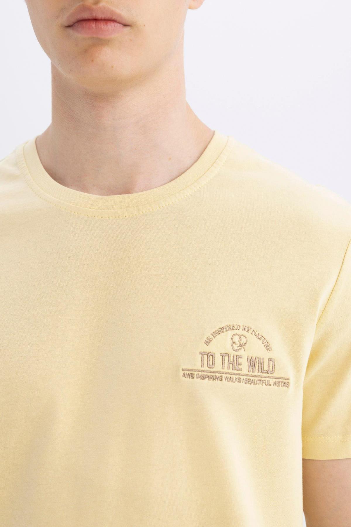 تی شرت مردانه دفاکتو | C3945AX24SM Defacto - Image 5