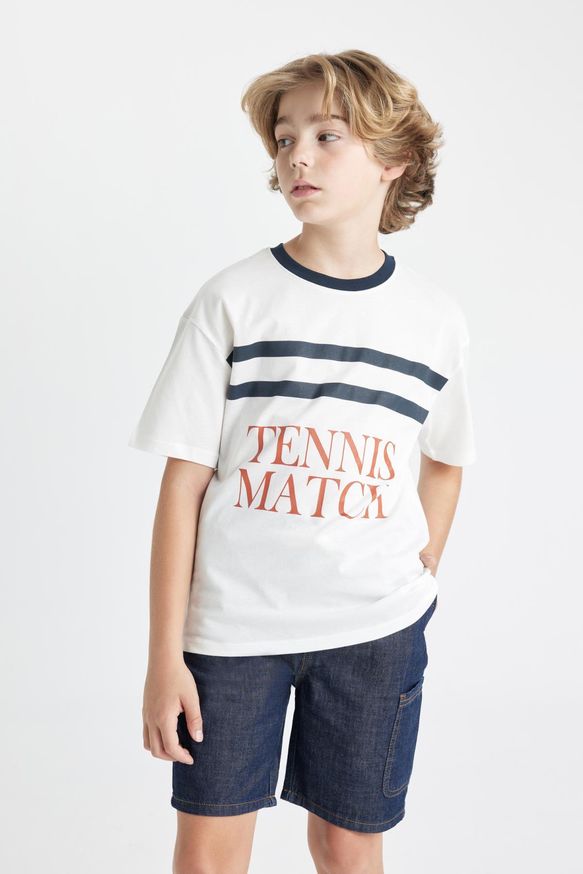 تی شرت پسرانه دفاکتو | C4904A824HS Defacto - Image 4