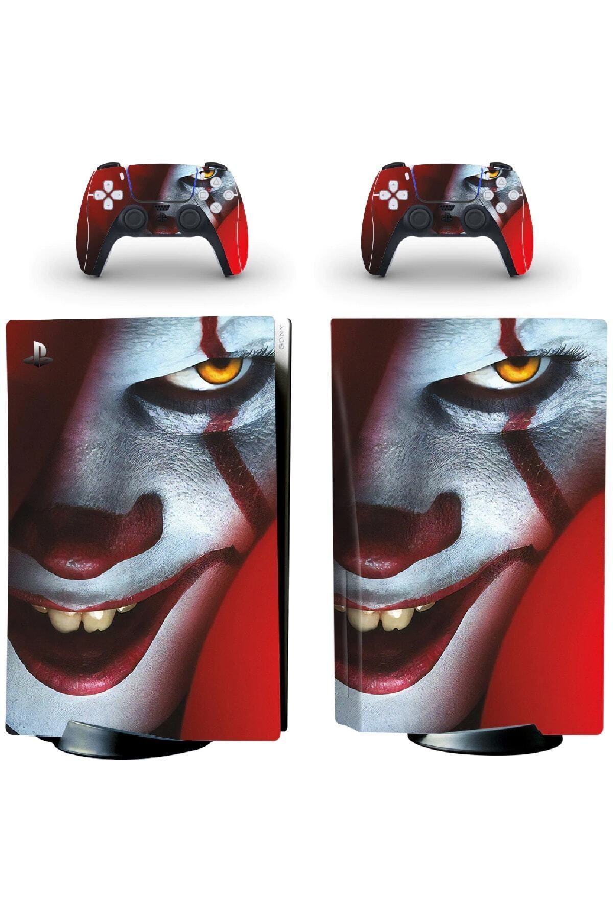 Pennywise Playstation 5 Standart Dijital Versiyon Sticker Kaplama Seti