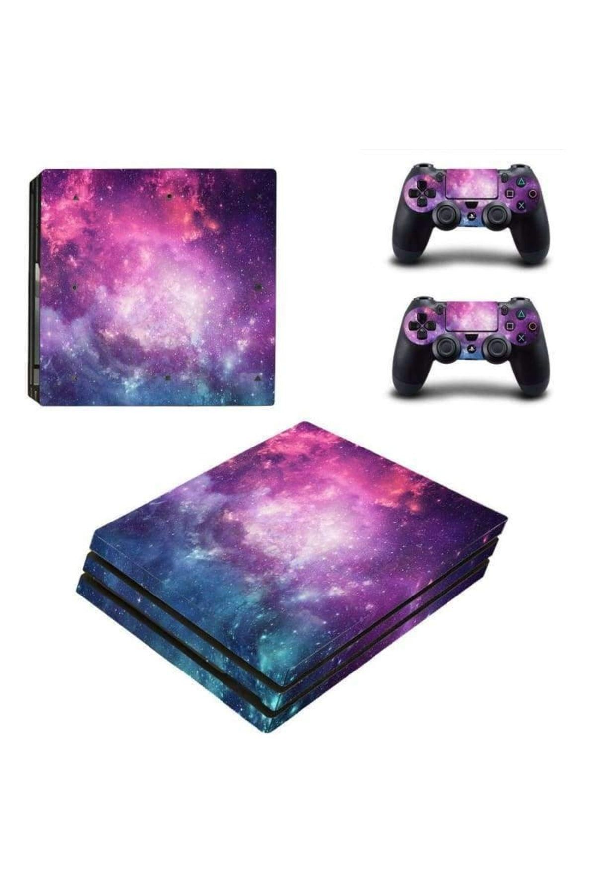 Yıldızlı Gökyüzü Playstation 4 Pro Full Sticker Kaplama