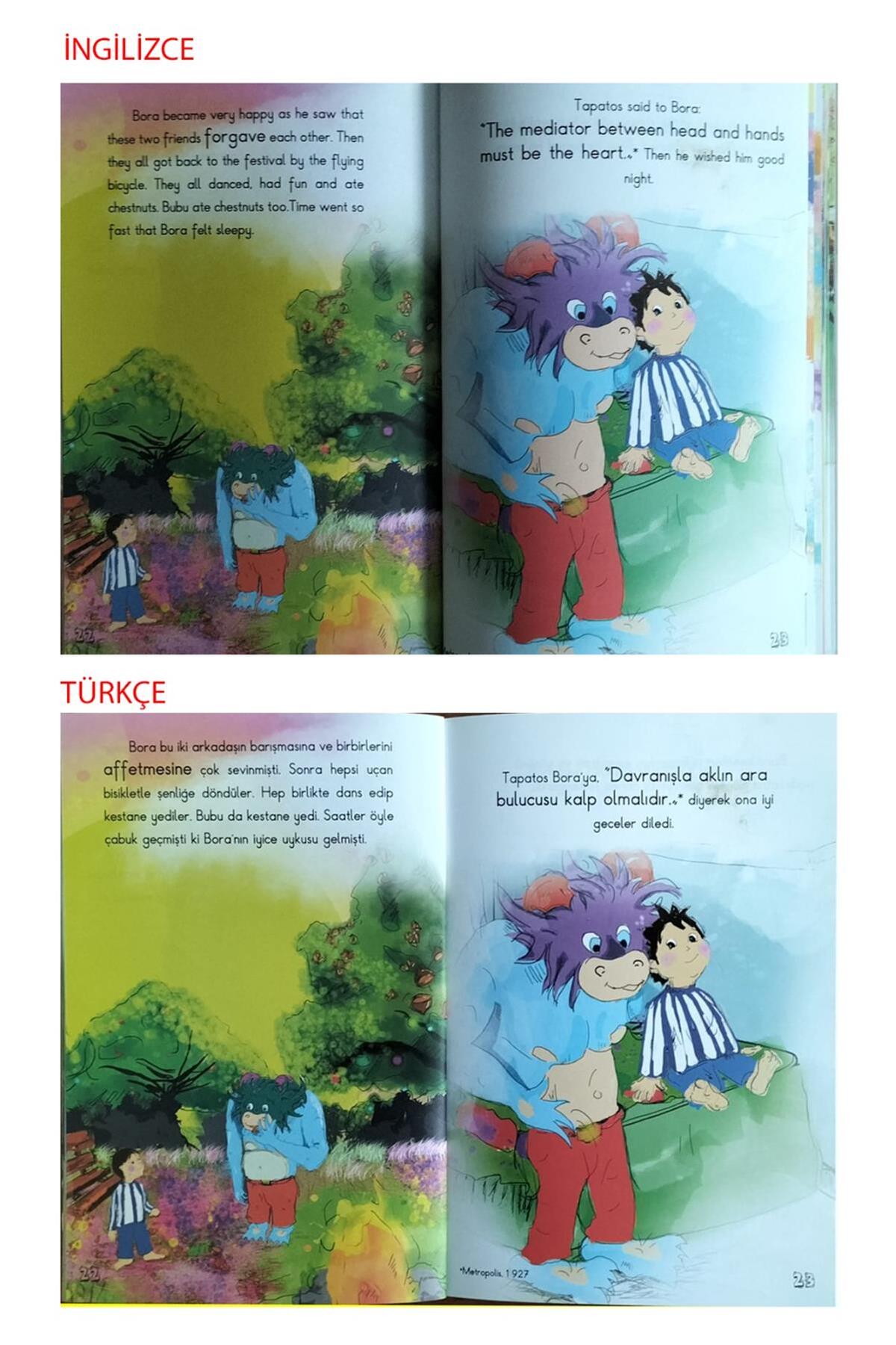 Harika Kitap Ingilizce'yi Kolay Öğreten Türkçe - Ingilizce hikaye Seti 3 Kitap etkinlikli fotoğrafı 3 (önizleme)