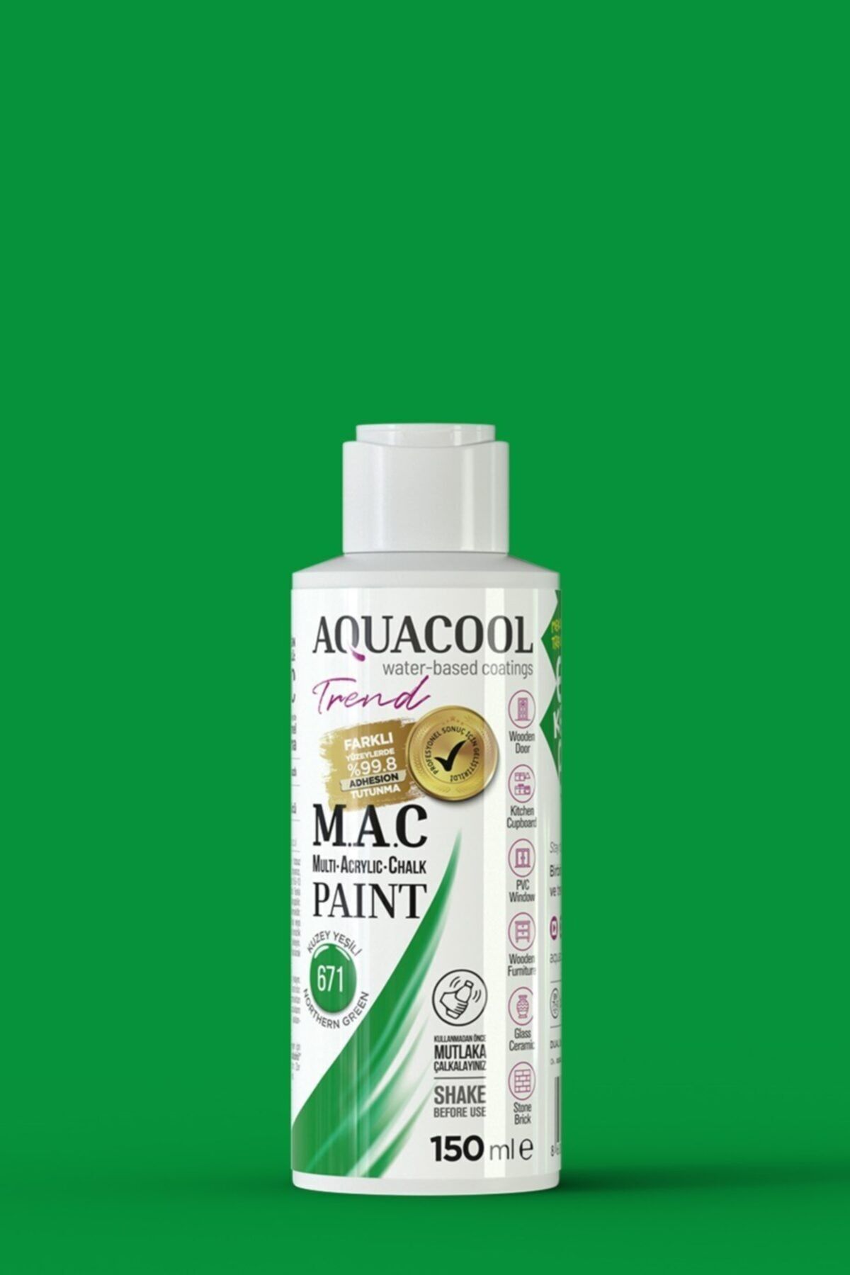 Water Based Hybrid Conversion Paint 671 Northern Green 150ml