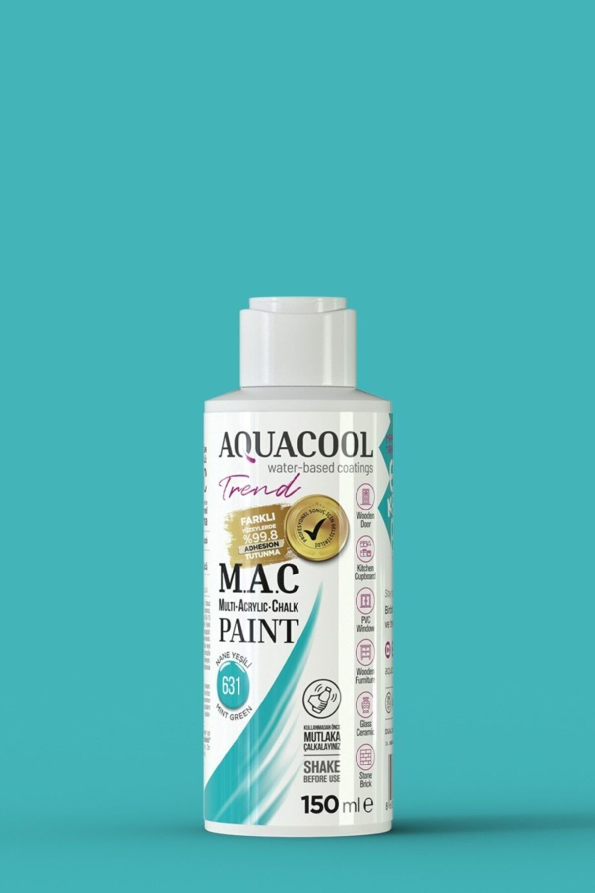 Aquacool Trend Mac Boya 631 Nane Yeşili 150ml