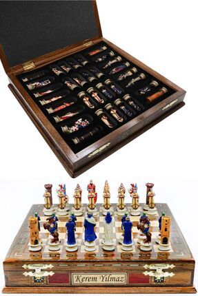 Cooper Chess Premium Büyük El Yapımı Kutulu Satranç Takımı – Selahaddin Eyyub...