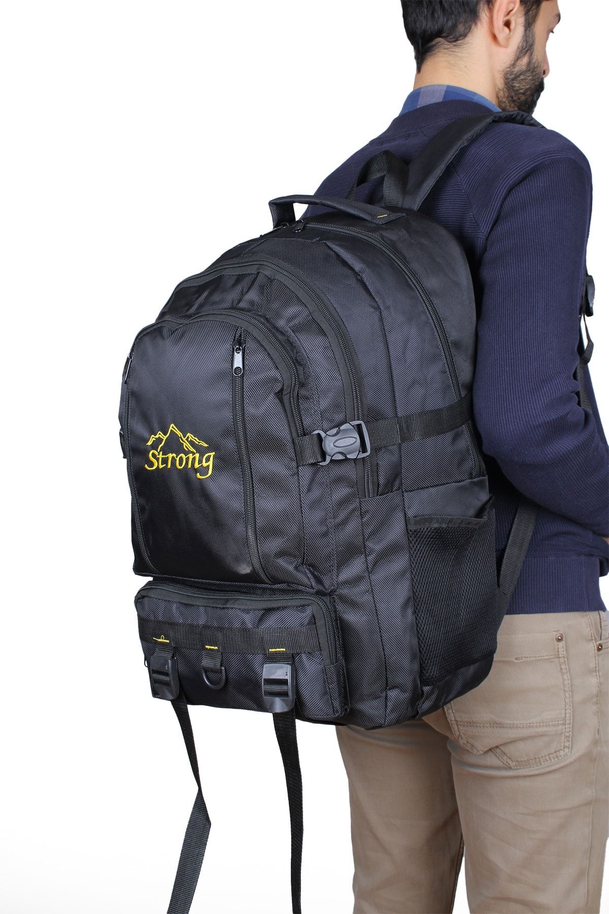 کوله پشتی زنانه مشکی Strong Bag | STRBGDGC07 اورجینال - تصویر 2