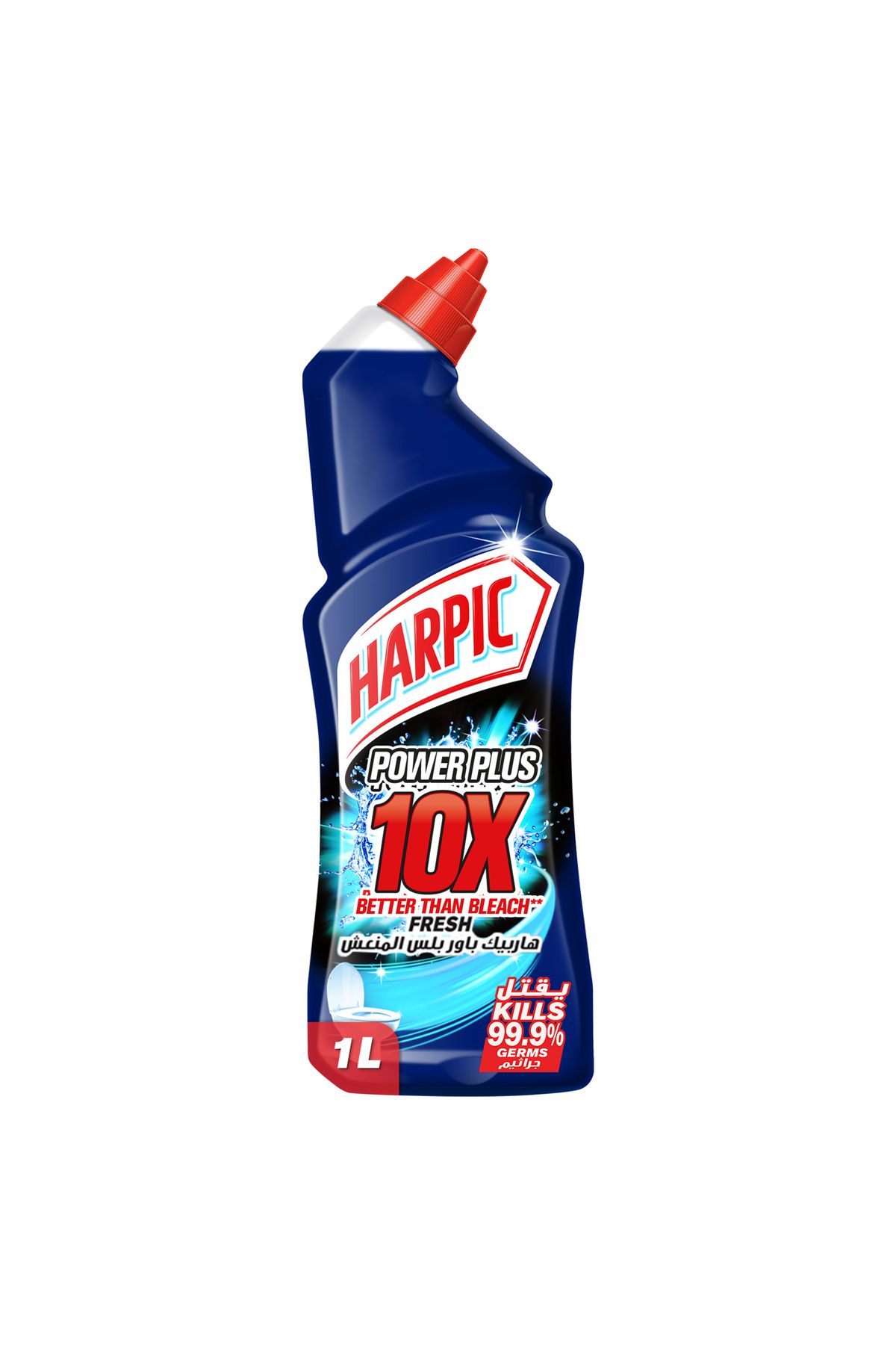 Harpic-Power Plus Toilet Cleaner, 10X Better Than Bleach, Fresh Fragrance, 750 ml, Pack of 3 2