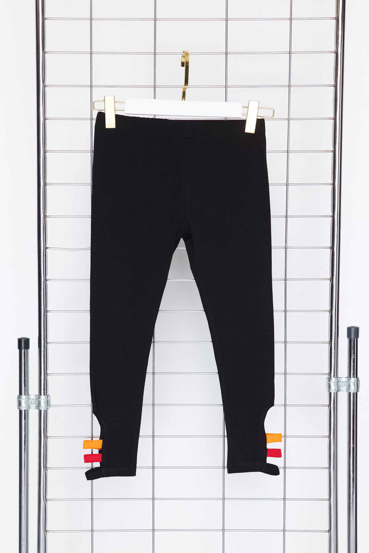 TRENDYOLKIDS Girl's Black Knitted Tights Side Detail TKDSS24TA00002