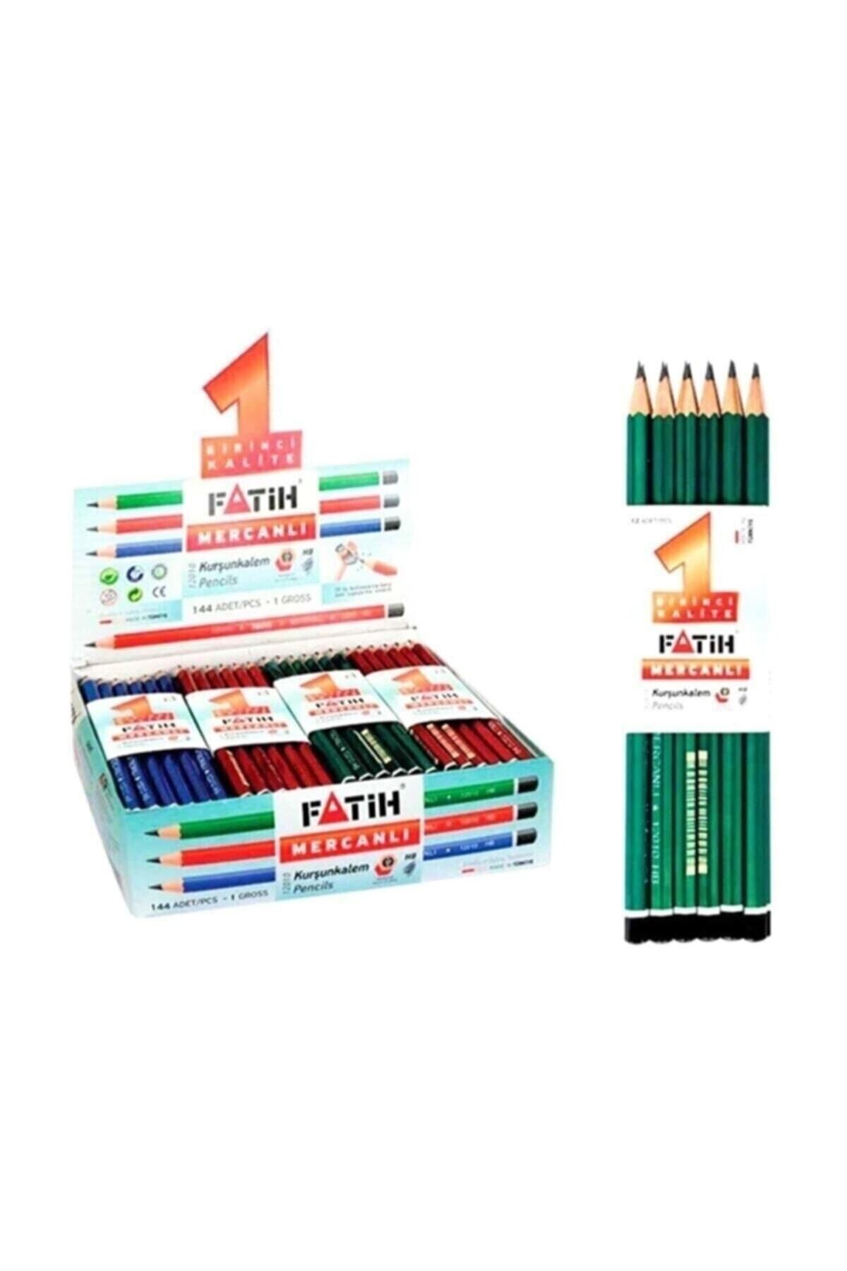 Kaliteli Karışık 12'li Kurşun Kalem (Faber + Adel + Bic + Fatih)