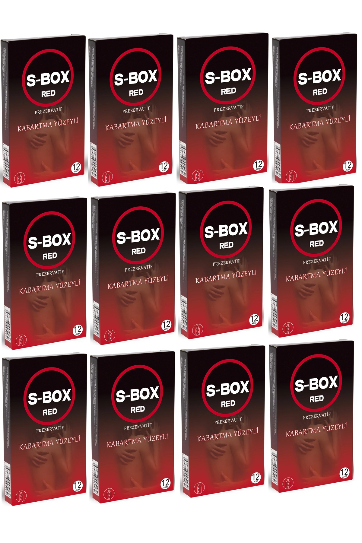 S-Box 144 X S-BOX KABARTMA YÜZEYLİ PREZERVATİF
