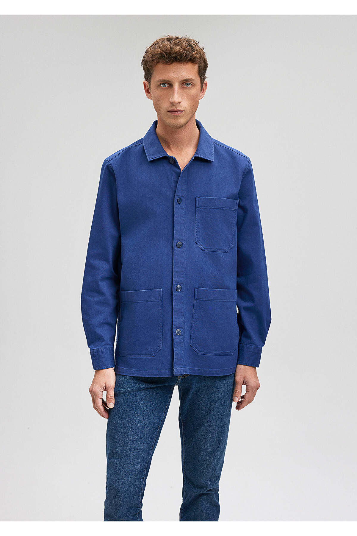 پیراهن مردانه ماوی | 211035 Mavi - Image 3