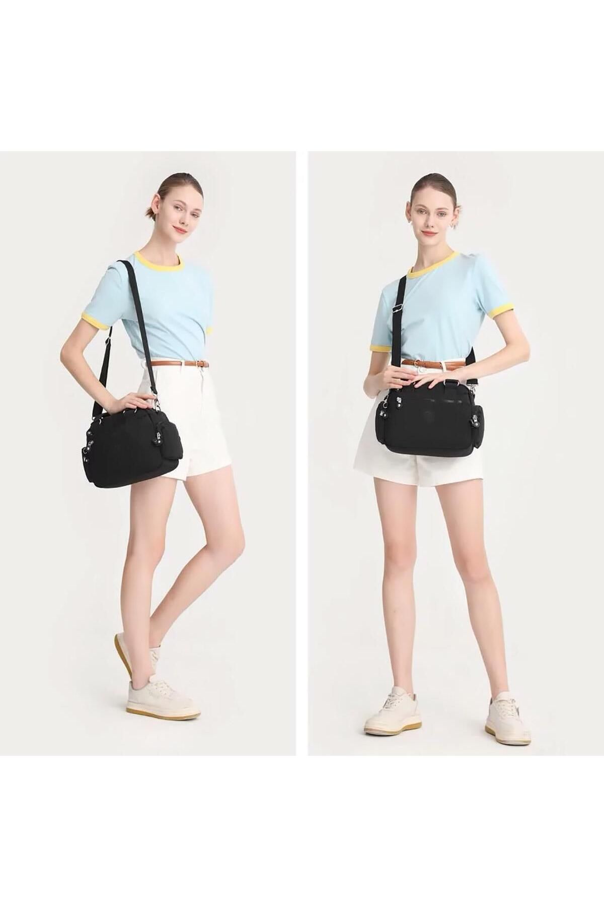 Smart Bags Krinkıl Omuz Çantası - Siyah