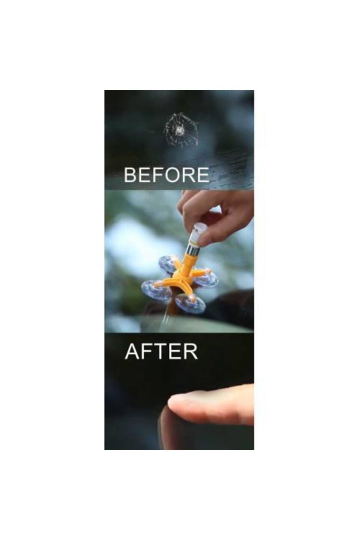 Schulzz-Schullz Auto Vehicle Windshield Stone Crack Cracked Scratch Repair Repair Set 8
