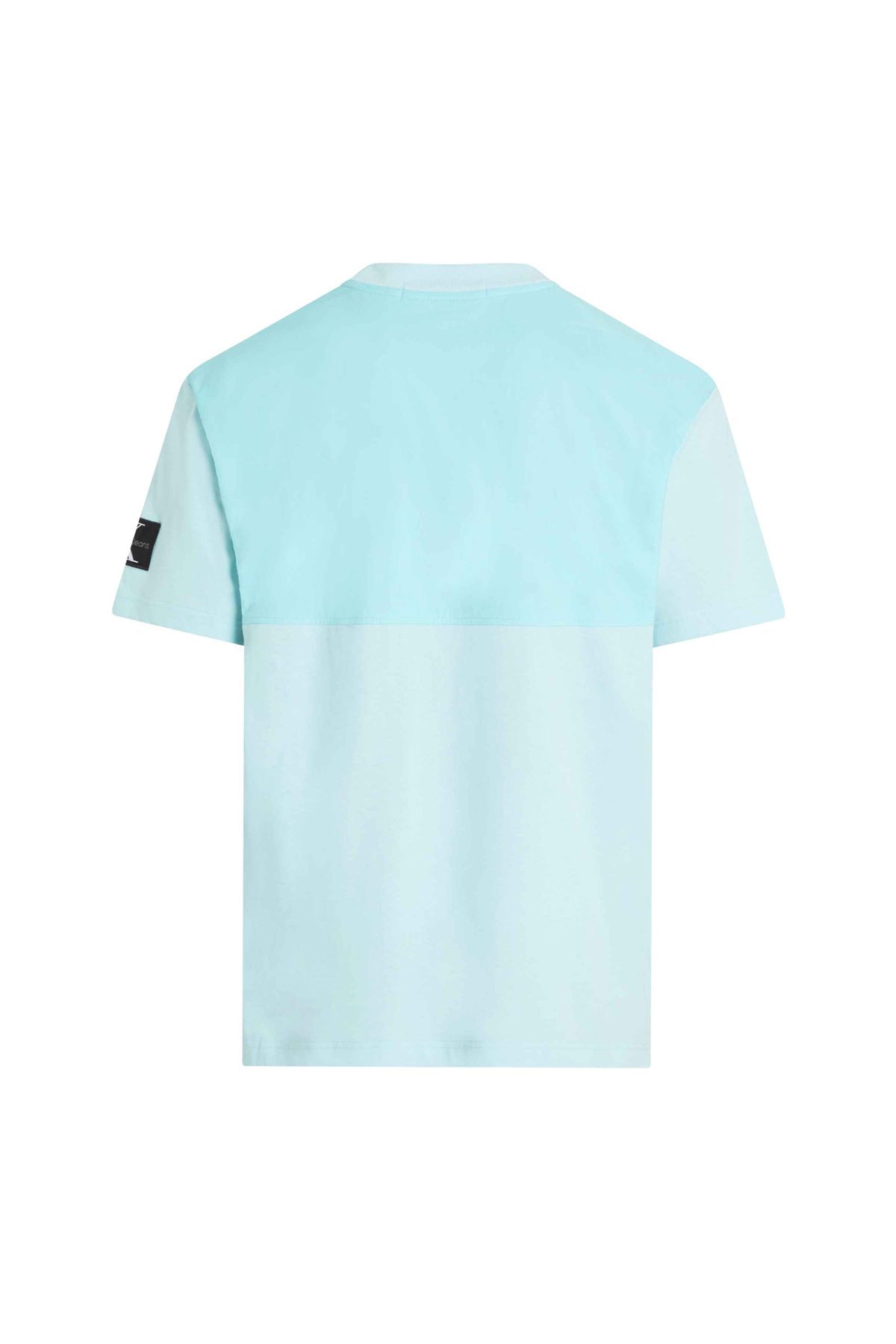تی شرت آبی مردانه شلوار جین مسطح یخ T shirt J30J325215CCP Calvin Klein