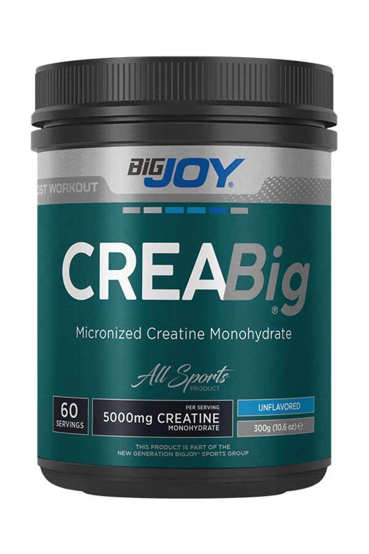 Bigjoy Sports Creabig Моногидрат креатина 300 г 100% микронизированная аминокислота креатина 6479