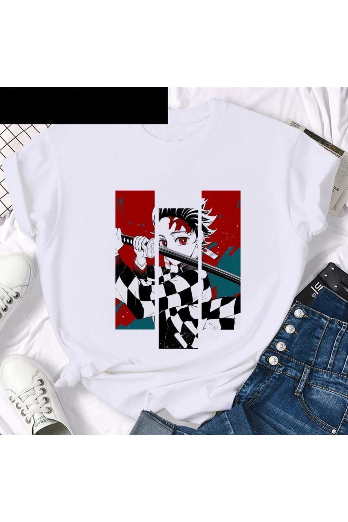 Usaspor Demon Demon Slayer Tanjirou Kamado T Shirt Code Trend Mod35 17515 für Adult Unisex - S