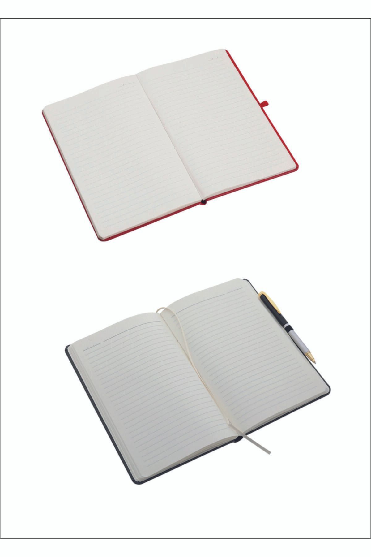 Ulus Damga-دفتر ملاحظات مبطن من الجلد الحراري (NOTEBOOK) - دفتر ملاحظات بنمط حصان 9x14 سم - جدول أعمال غير مؤرخ 3