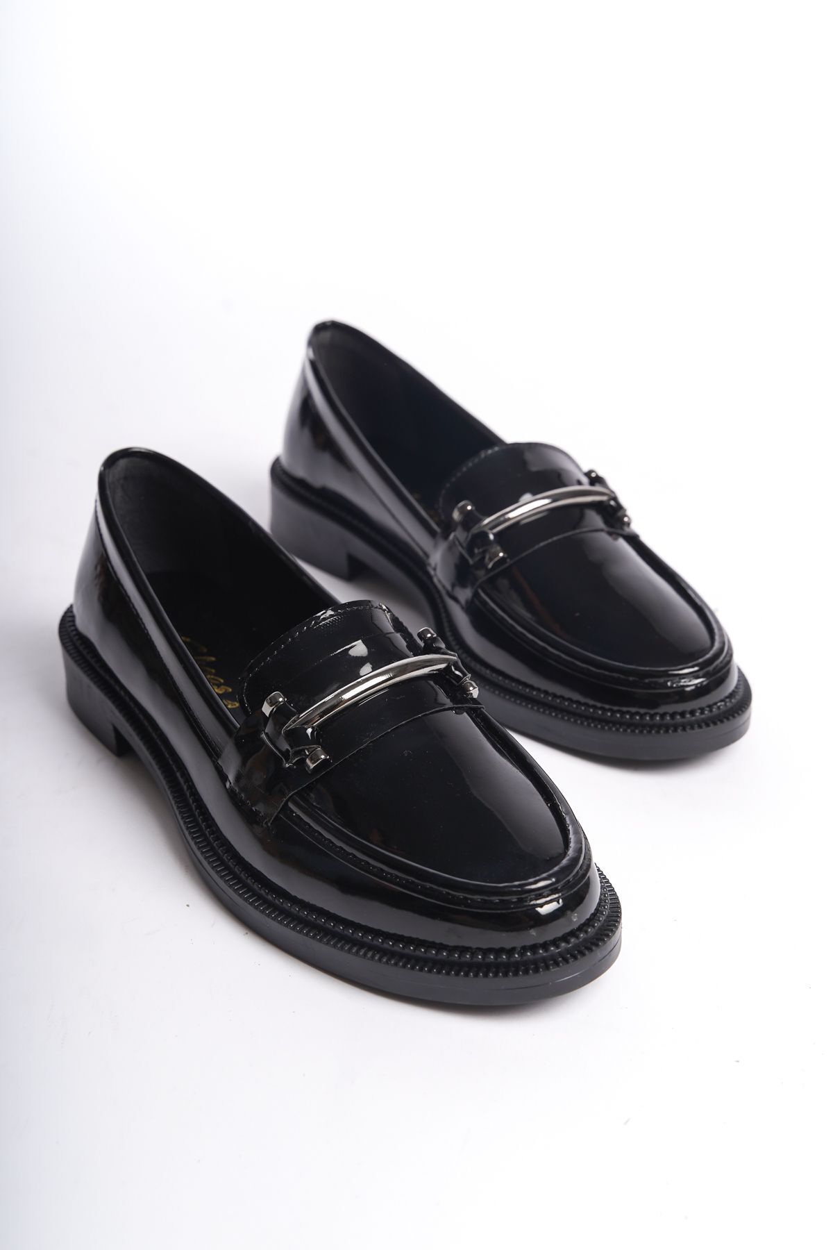 Shoesers Pantofi De Damă Cu Design Special, Eleganti Cu Cataramă, Din Piele Lăcuită Femeie - 40