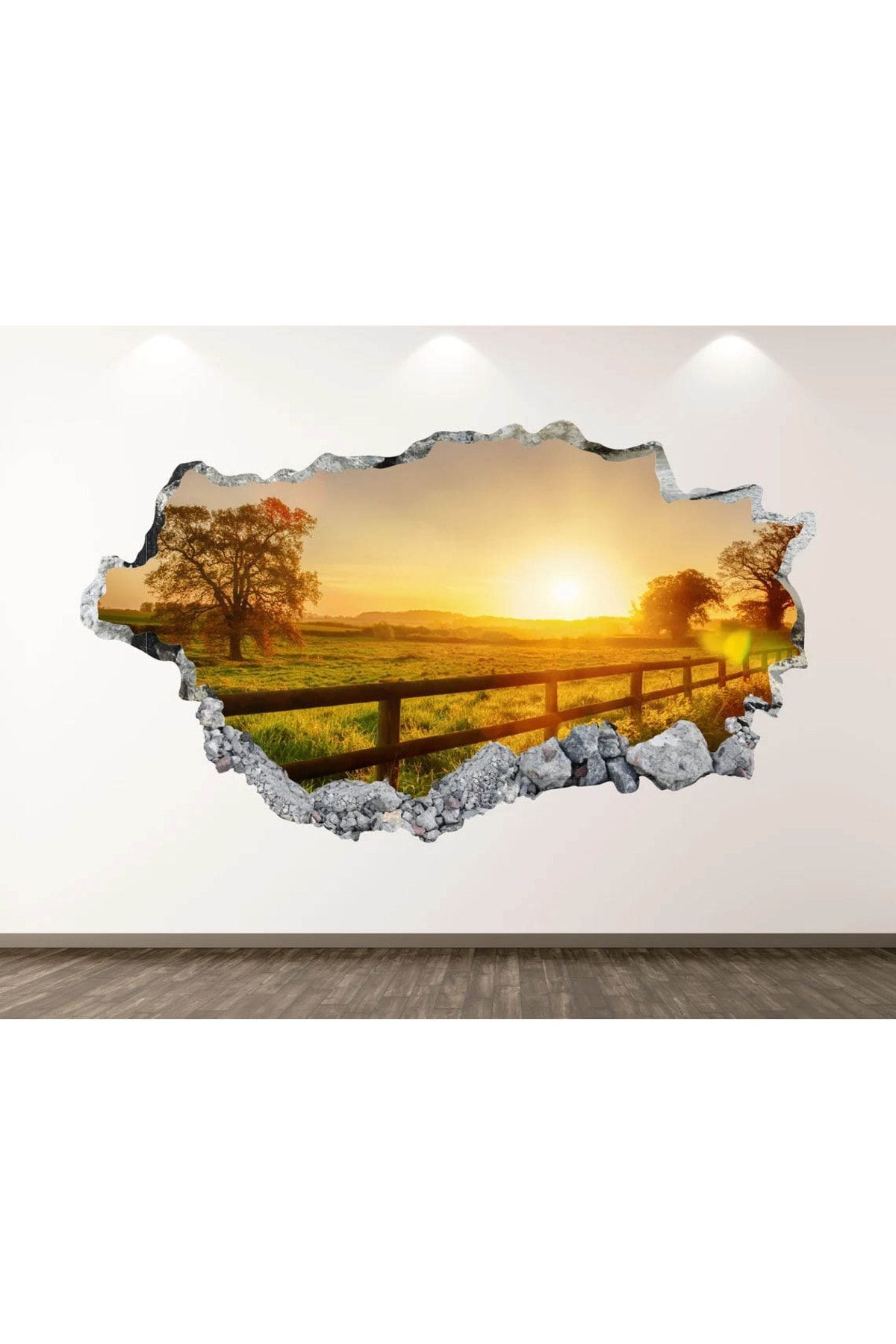 City and Nature Landscapes Full Hd Printing 3d Modern Wall Sticker