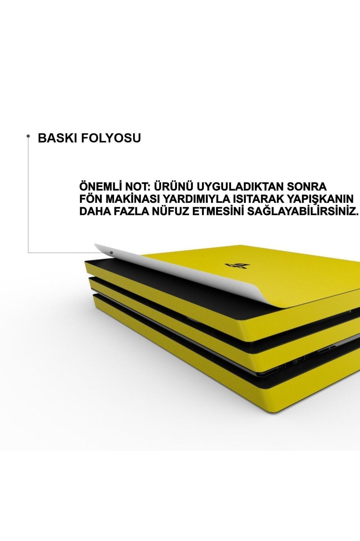 Beyaz Mermer Yüzey Playstation 4 Pro Full Sticker Kaplama 2