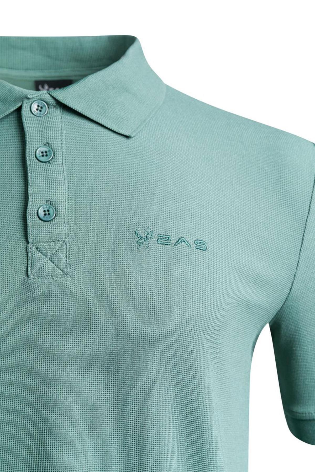 2AS-Ανδρικό μπλουζάκι Aluna Polo Neck 2as2023alu 3
