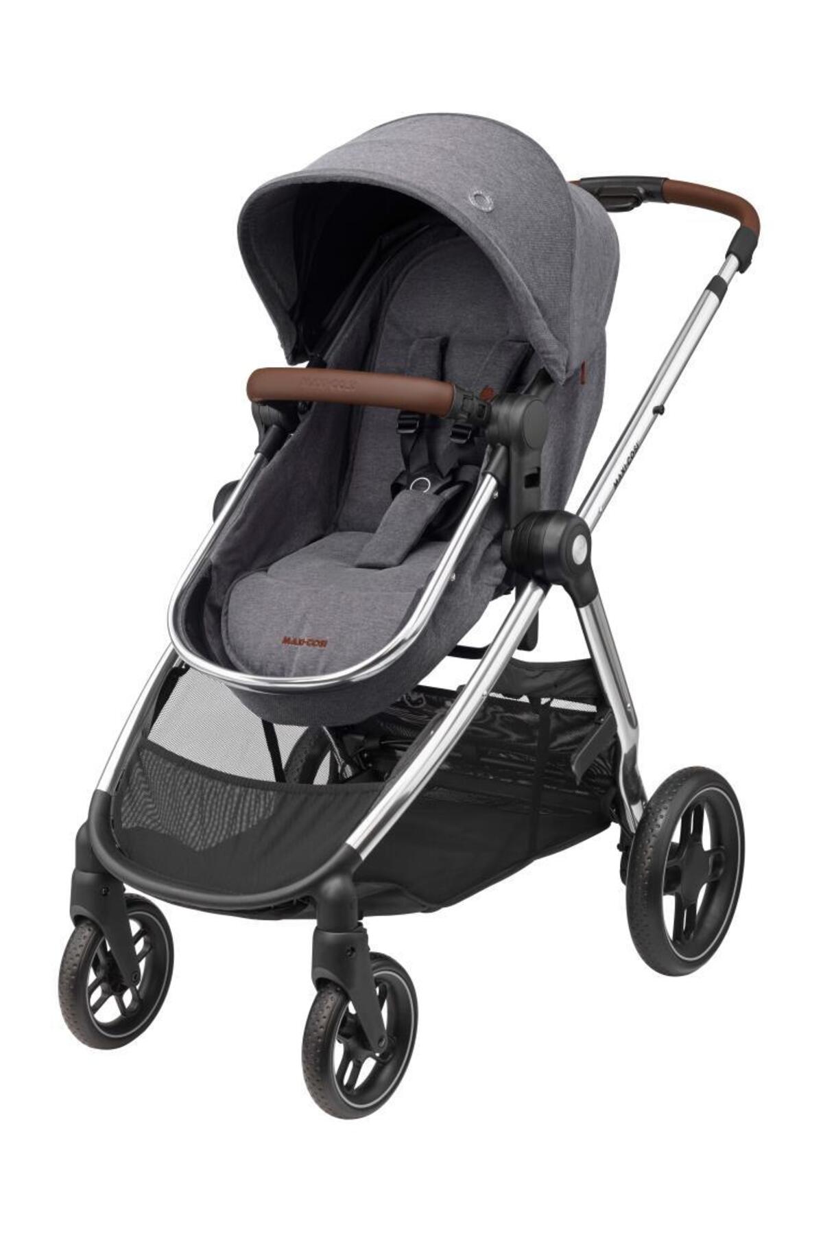 Maxi-Cosi Zelia3 Luxe 2'si Bir Arada Portbebeli Premium Bebek Arabası Twillic Grey