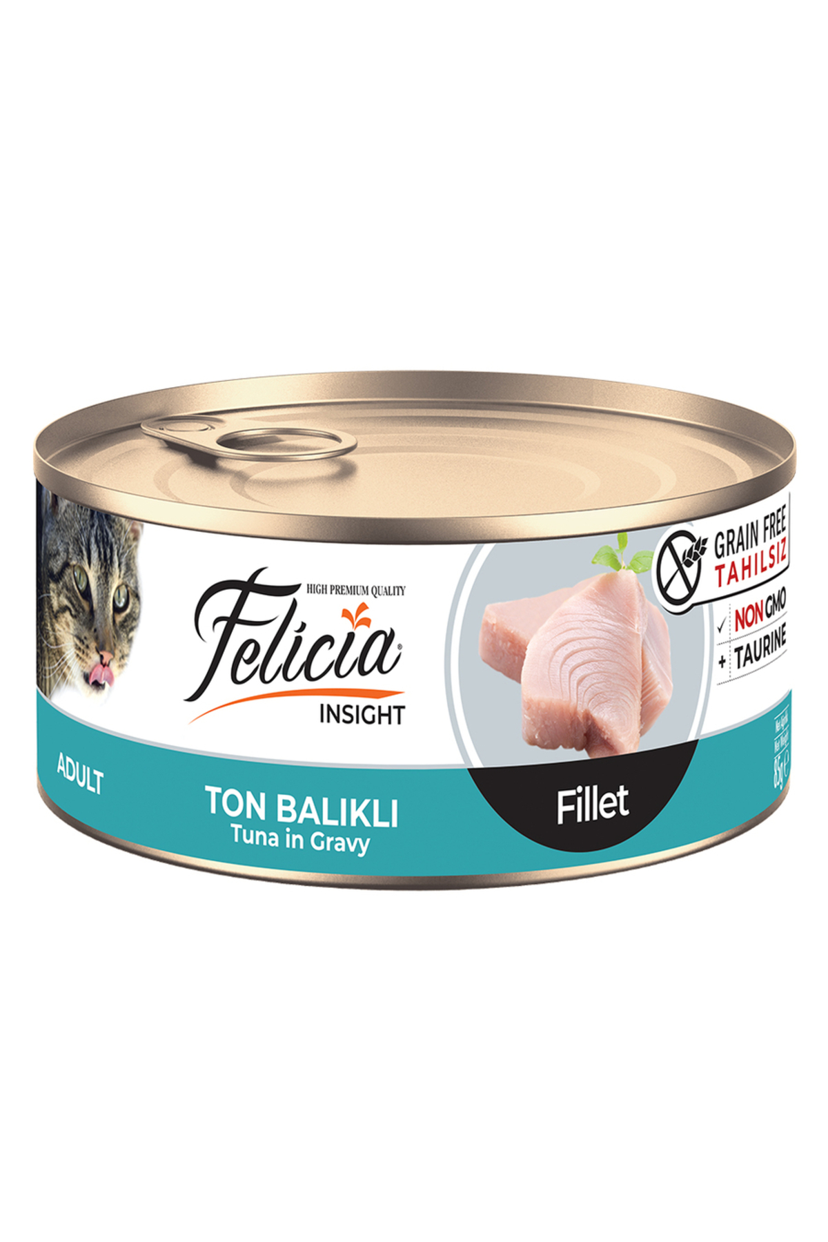 Felicia Pate Tahılsız Ton Balıklı Fileto Kedi Maması 85 Gr