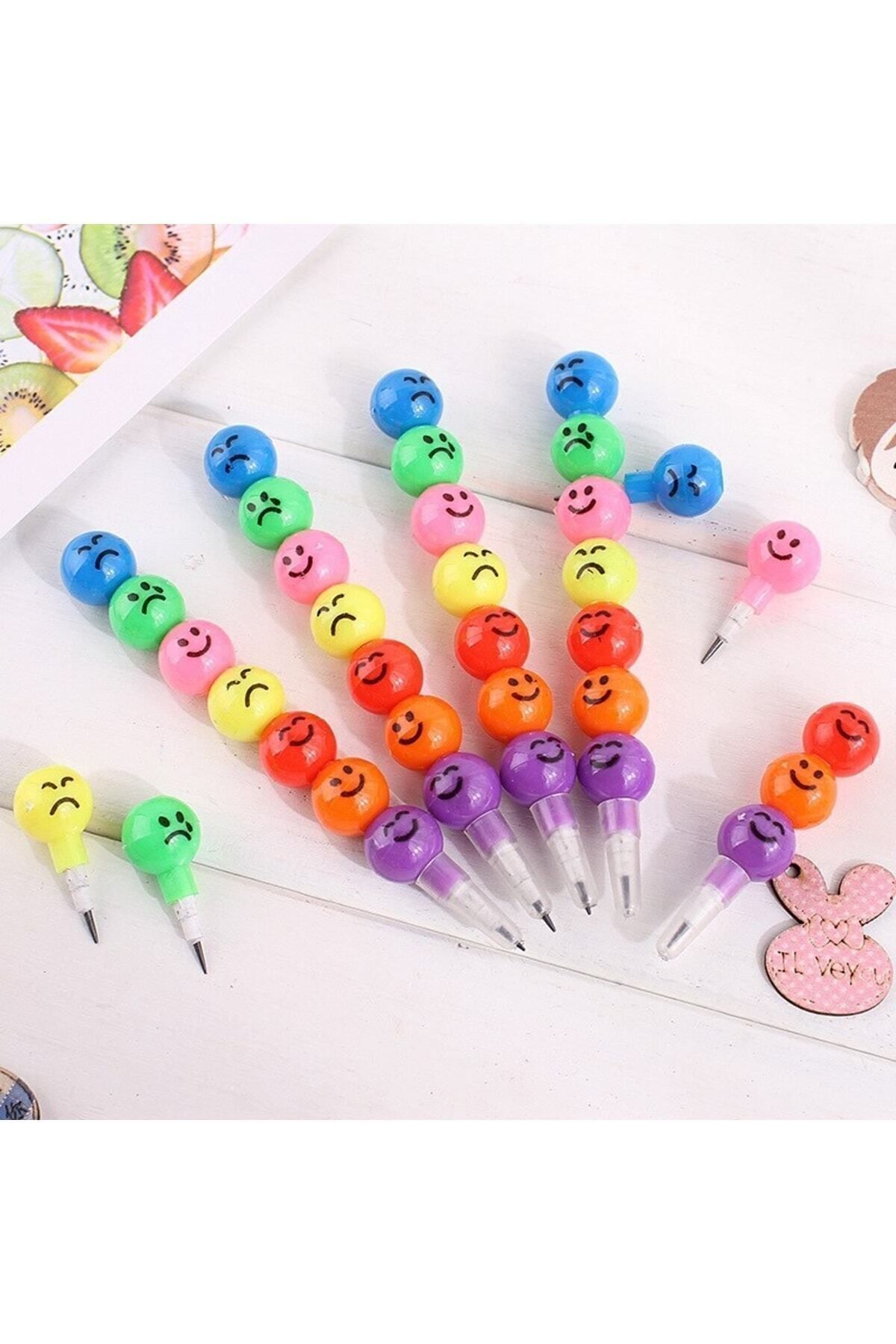 Emoji Yumurtlayan Kurşun Kalem 4 Adet
