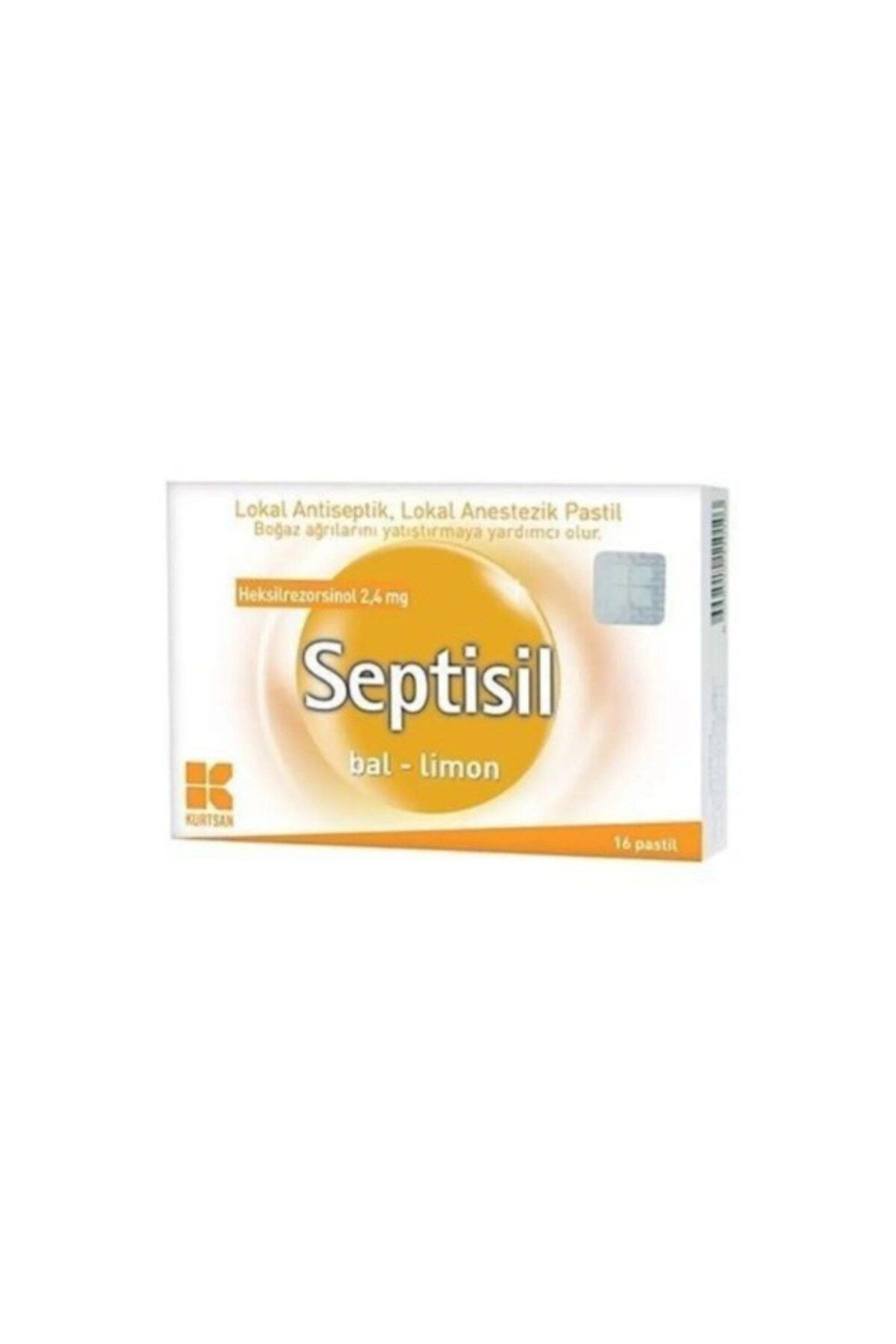 SEPTİSİL Septisil Bal Limon Pastil 16 Pastil