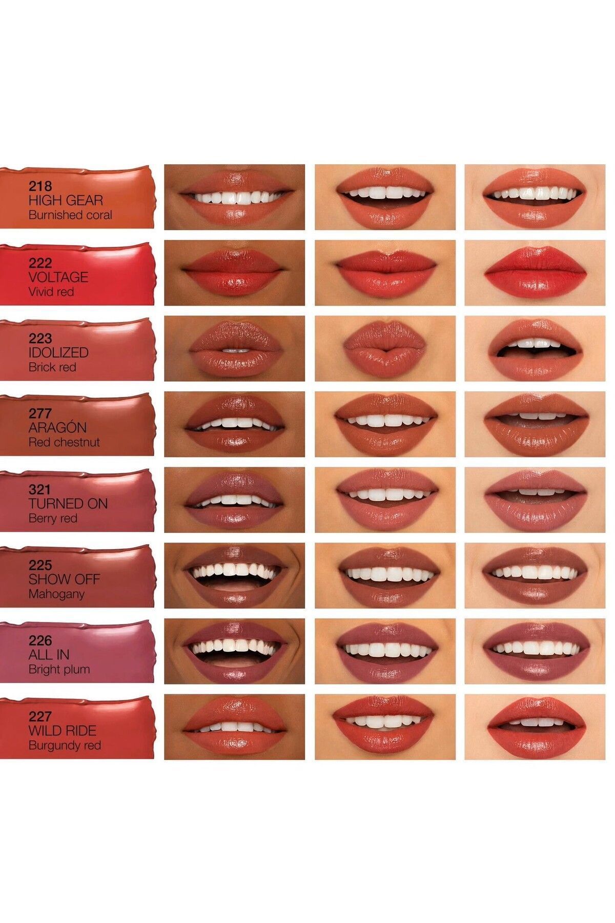 Nars-Afterglow Sensual Shine Lipstick - Nourishing Long-Lasting Plumping Shiny Finished Lipstick 4