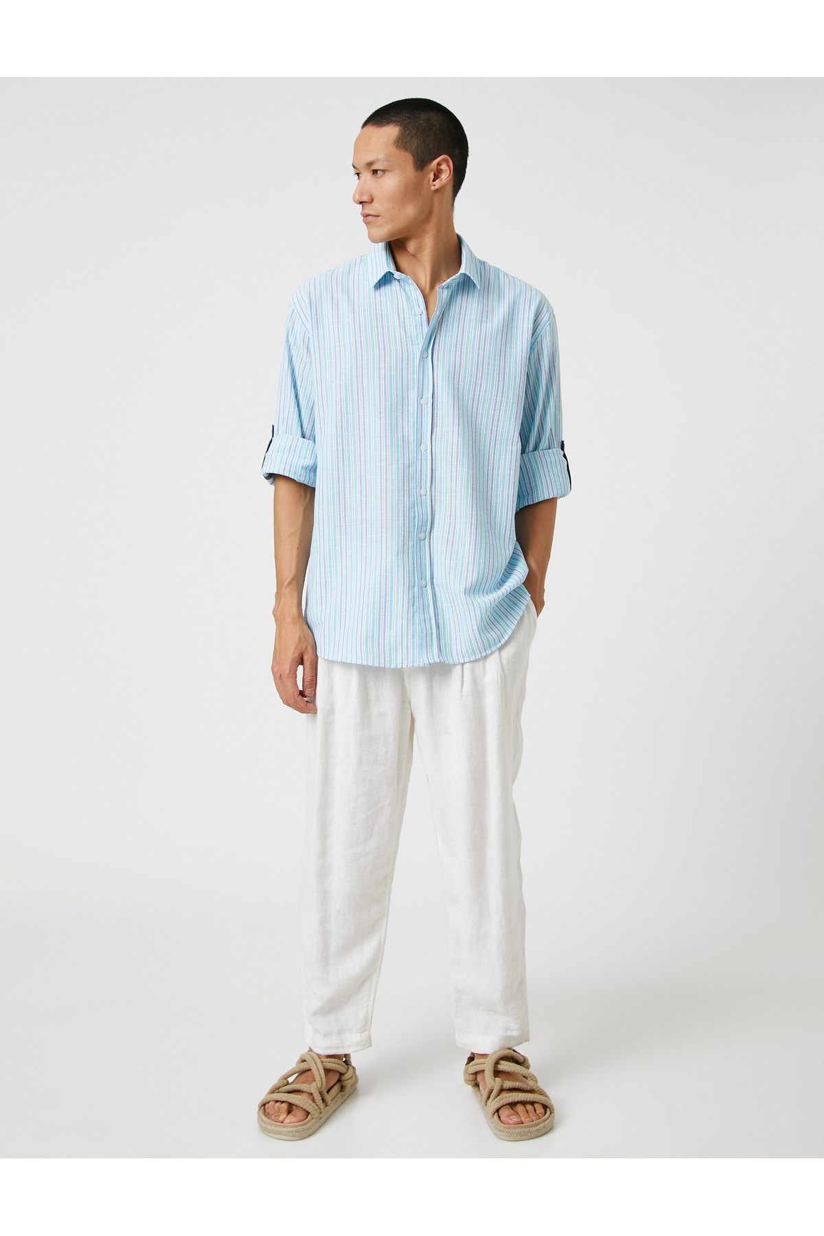 پیراهن مردانه کوتون | 3SAM60110HW Koton - Image 2