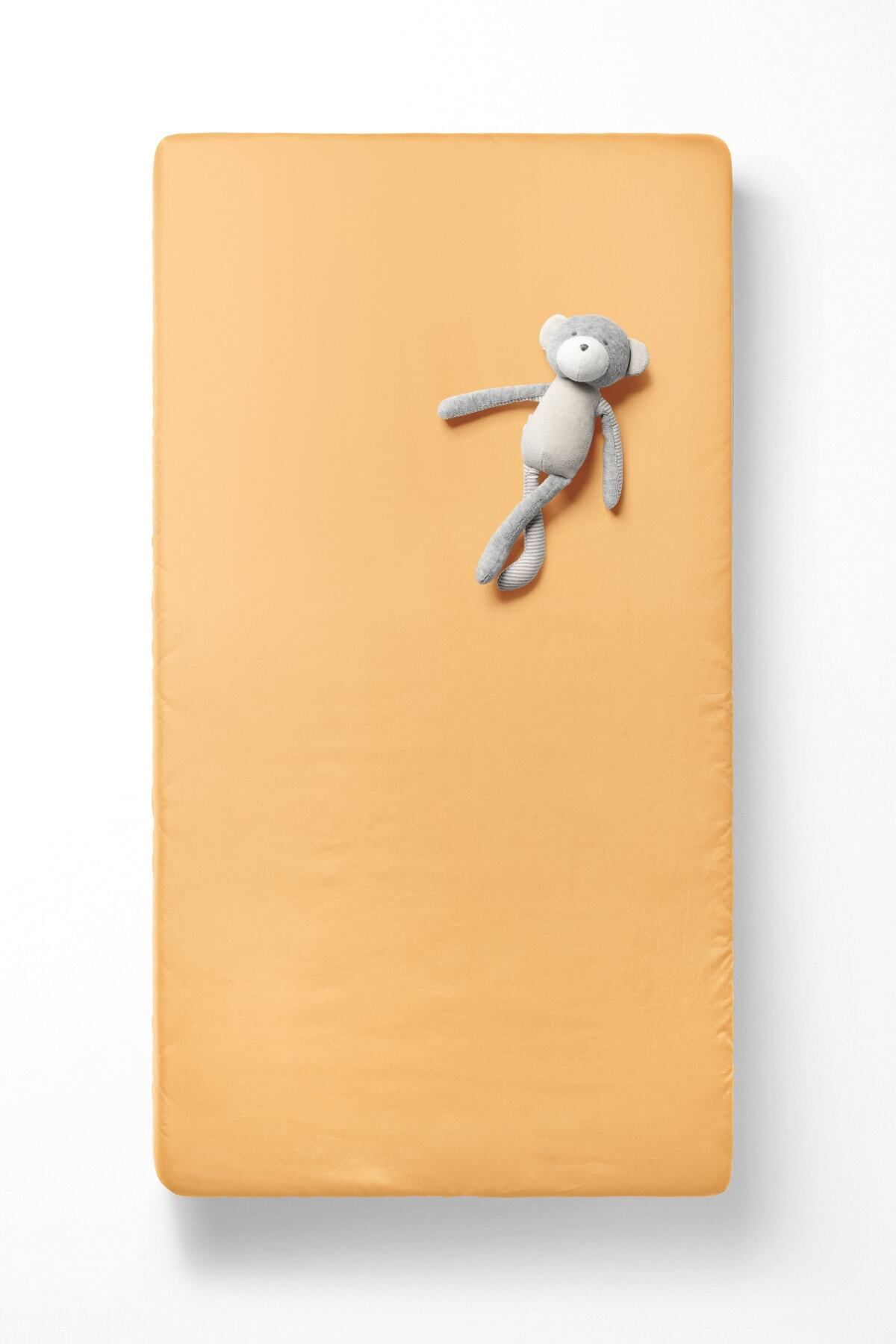 سرویس ملحفه یک نفره  نارنجی Evmila | 76156 اورجینال - تصویر 2