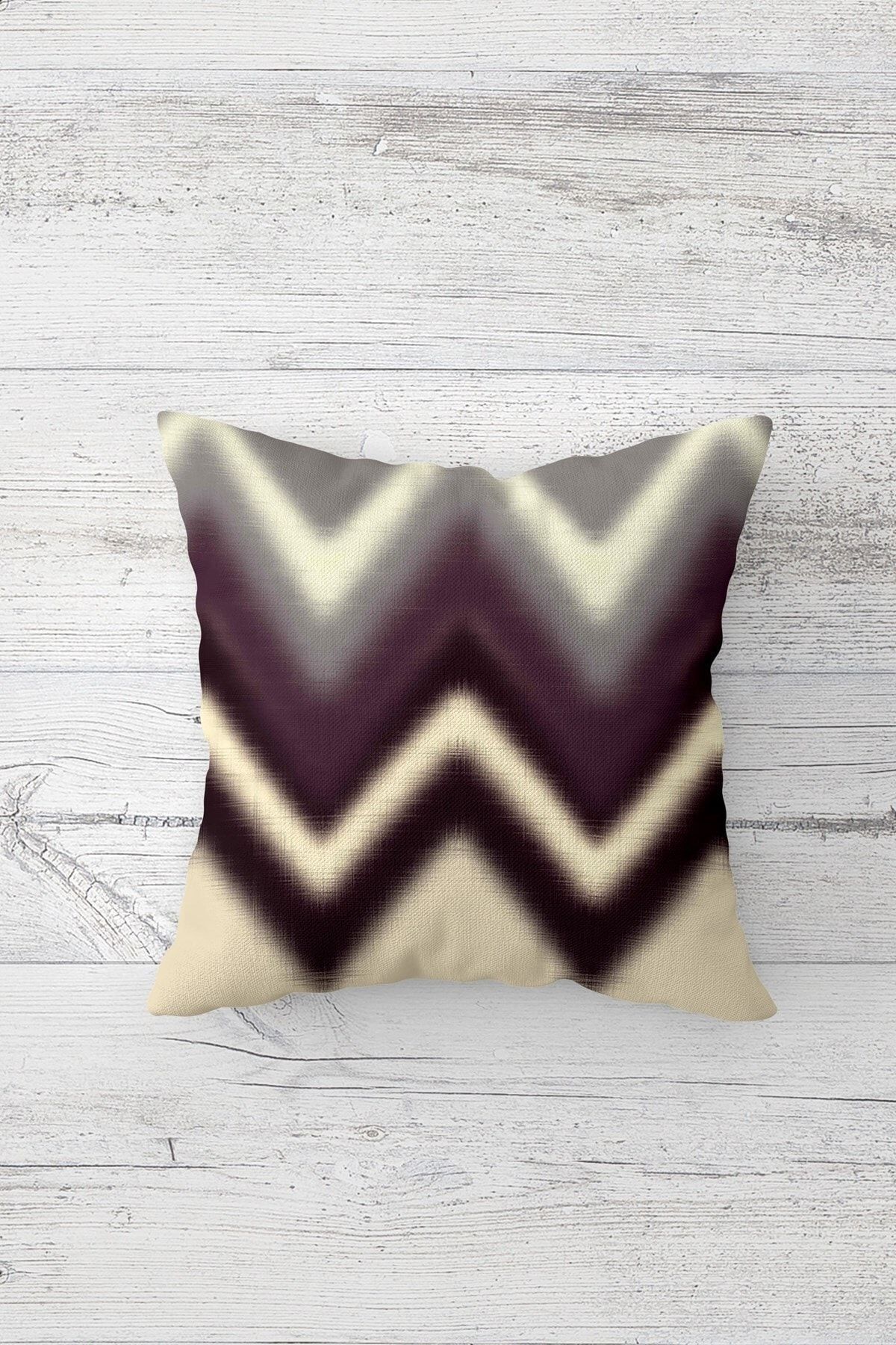on the clouds-Zigzag And Striped Pattern Color Blocked Hidden Zippered Throw Pillow Cover Sofa Pillow Cover Set(4pcs) 3