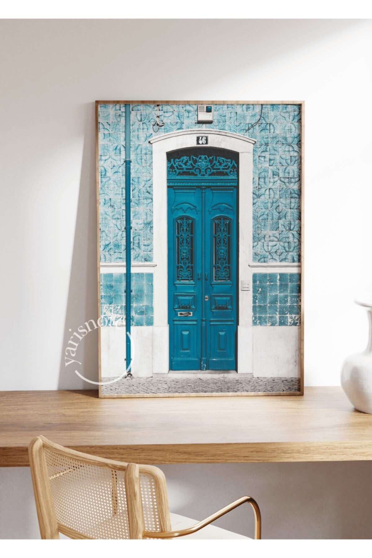 Yaris Note-Lisbon Door - Unframed Poster 3