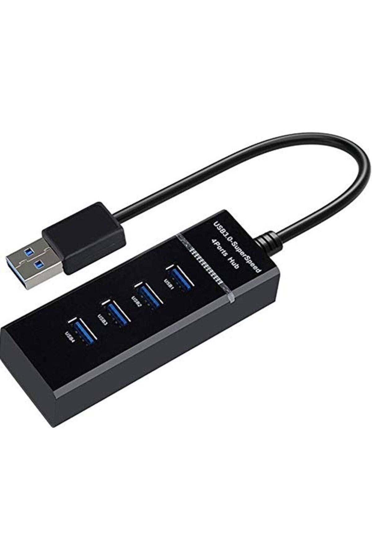 3.0 USB Çoğaltıcı 4 Port Yüksek Hızlı USB HUB Çoklayıcı Tüm Cihazlarla Uyumlu - 1
