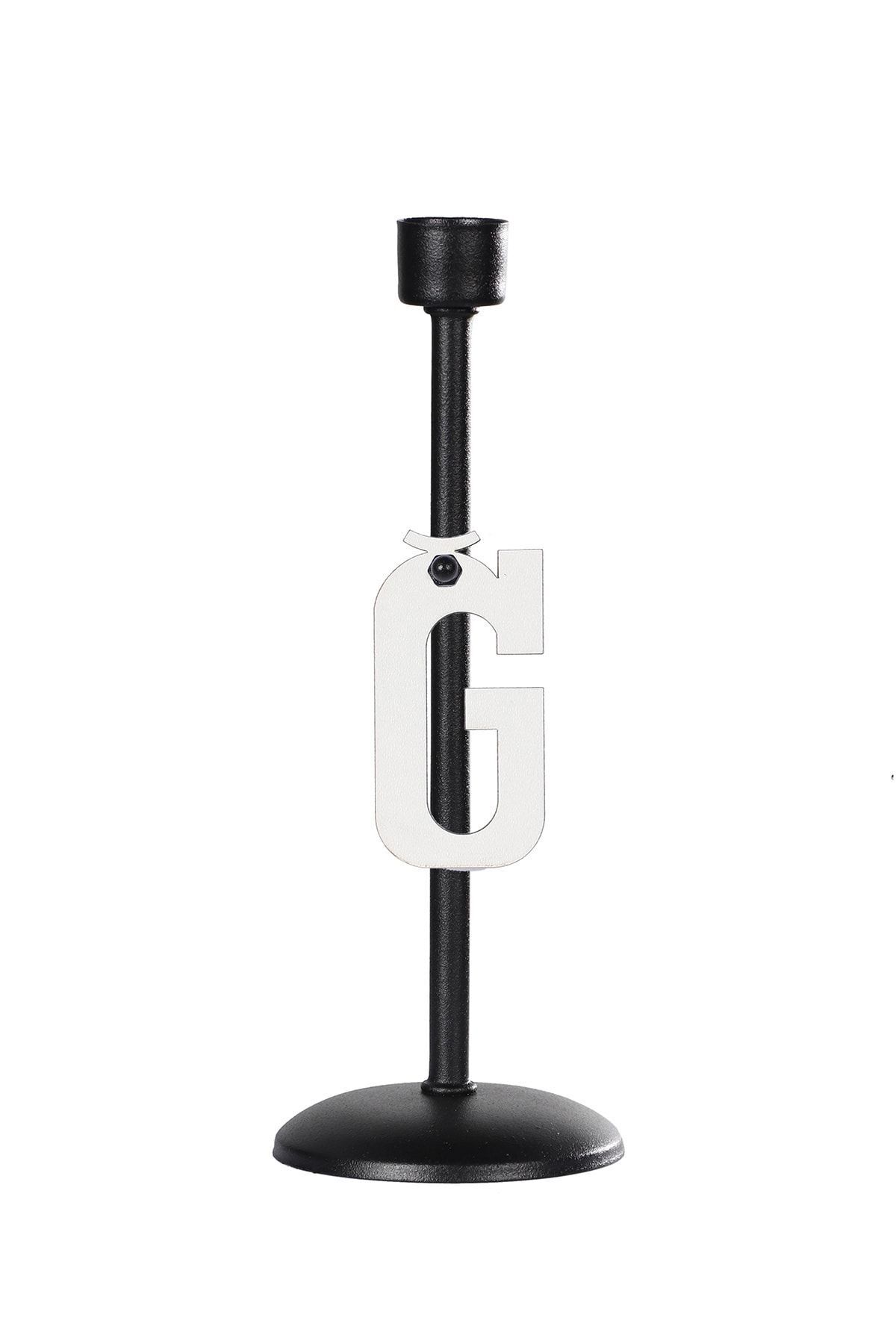 Full Black Candle Holder Ğ