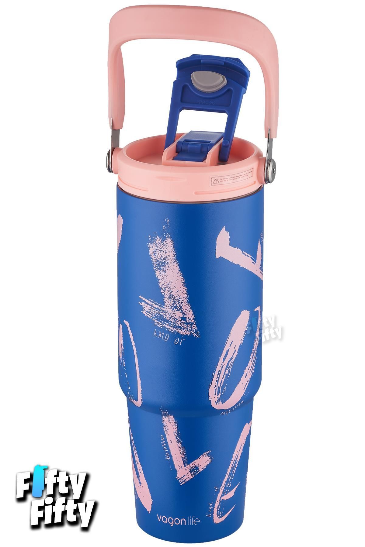 فلاسک آبی فنجان Tumbler 0.89 30oz Pipetics Vagonlife