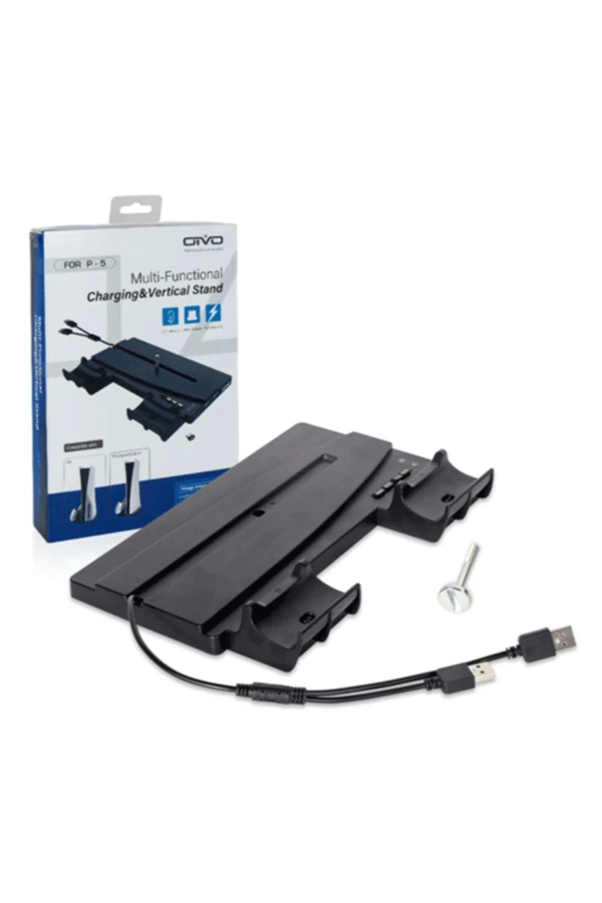 Multi-Functional Charging & Vertical Stand (Ps5 İçin Dik Durma Ve Şarj Standı)