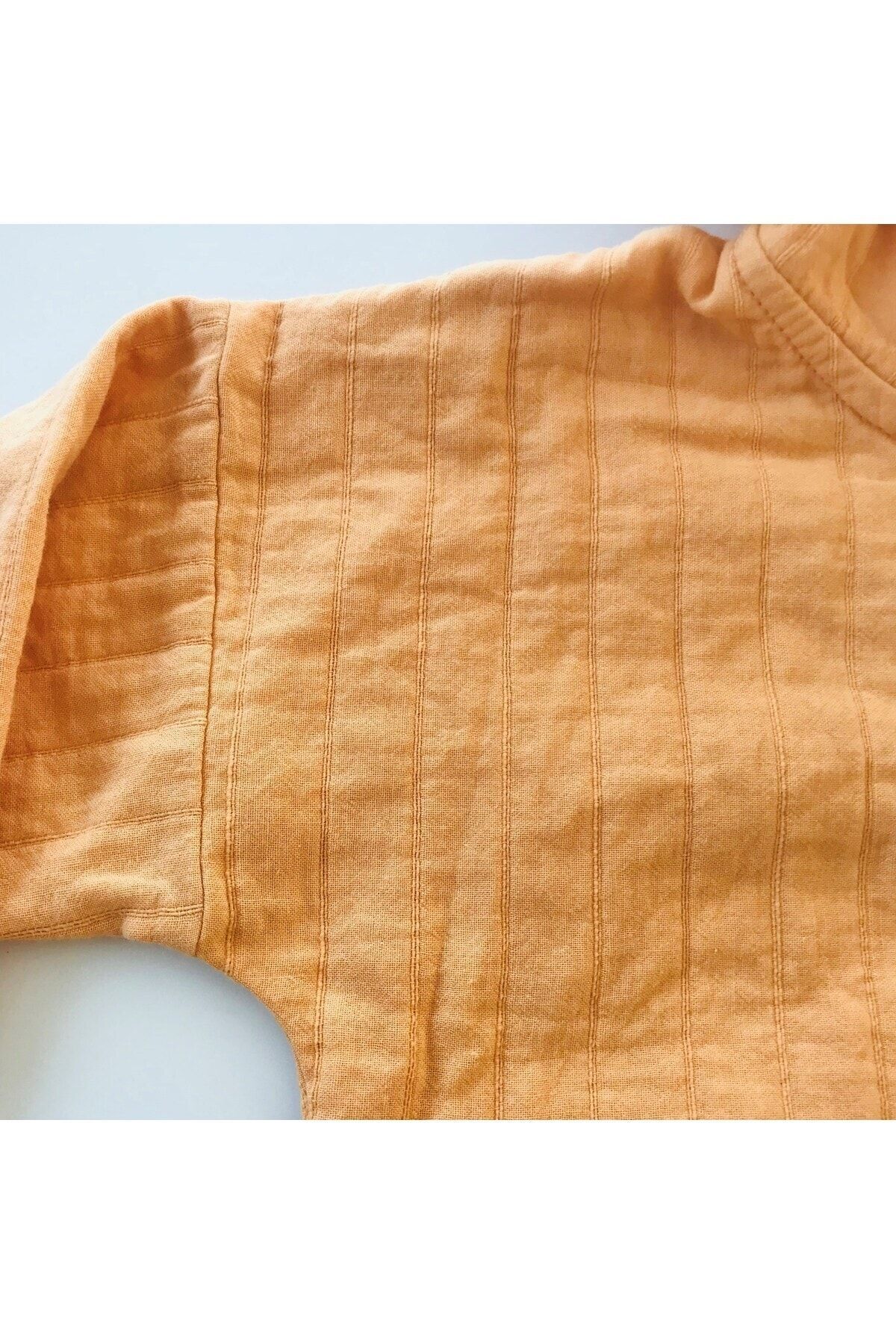 Aydodo Conroy Kapuşonlu Önü Düğmeli Tetra Organik Muslin Hırka fotoğrafı 5 (önizleme)