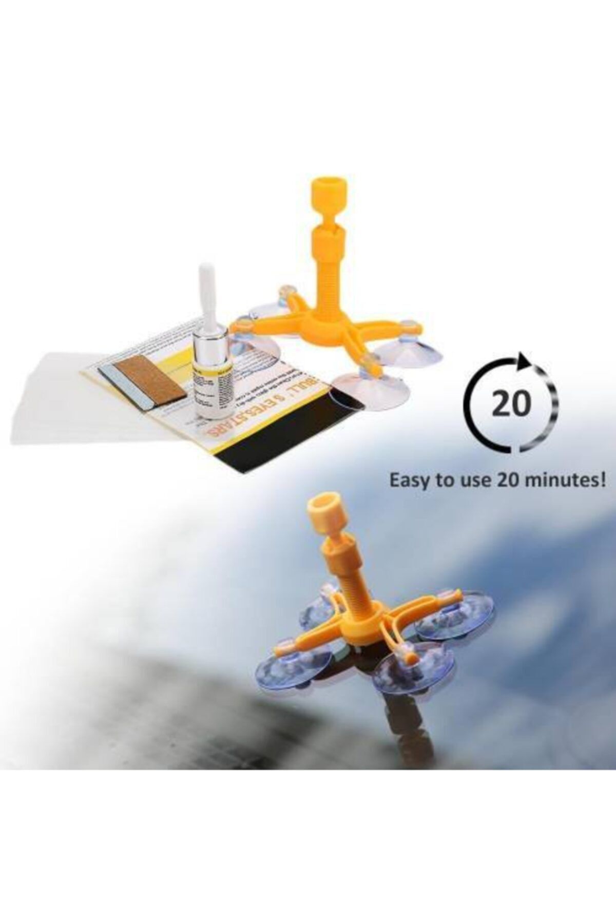 Schulzz-Schullz Auto Vehicle Windshield Stone Crack Cracked Scratch Repair Repair Set 7