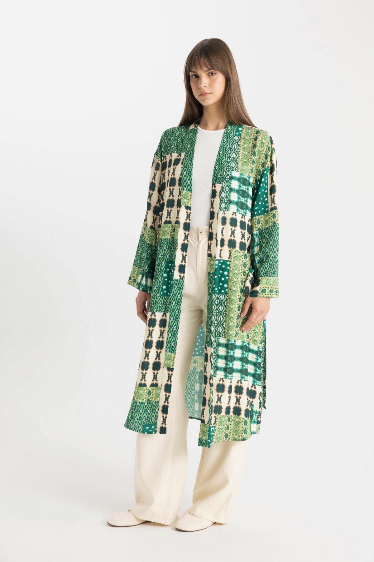 کیمونو زنانه دفاکتو | C9688AX24SM Defacto - Image 2