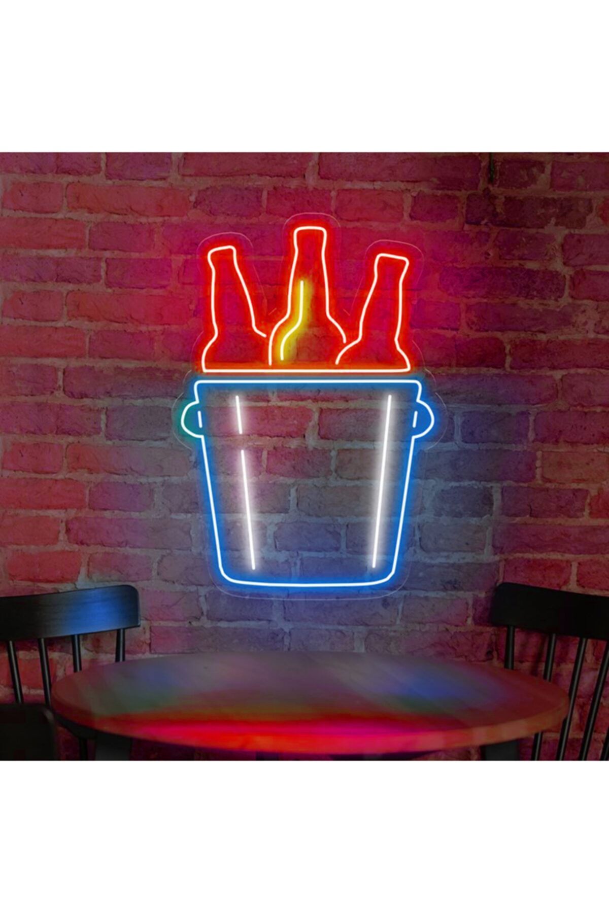 Bucket Neon Led Design