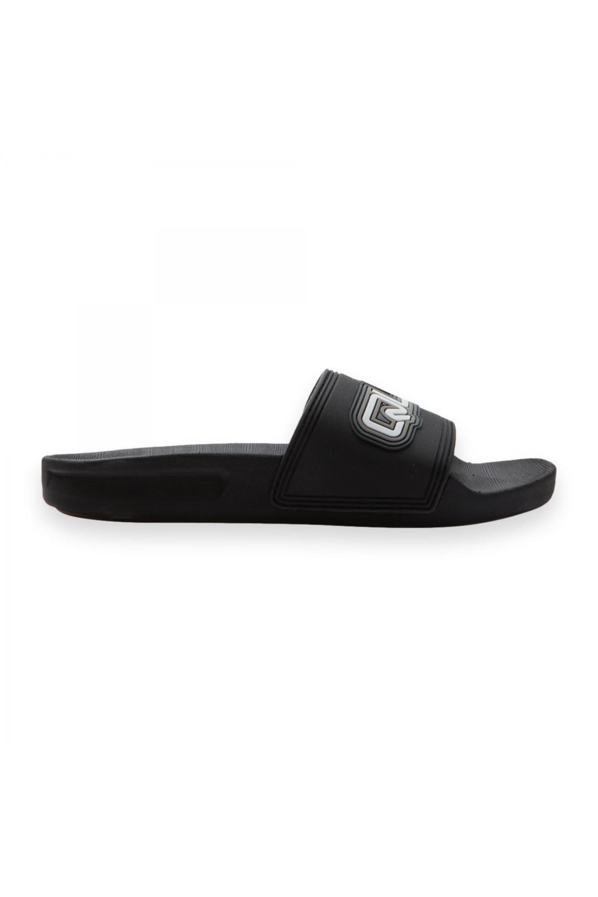 Aqbl100595Z Rivi Wordmarkslideii Anthracite Unisex Slippers Quiksilver