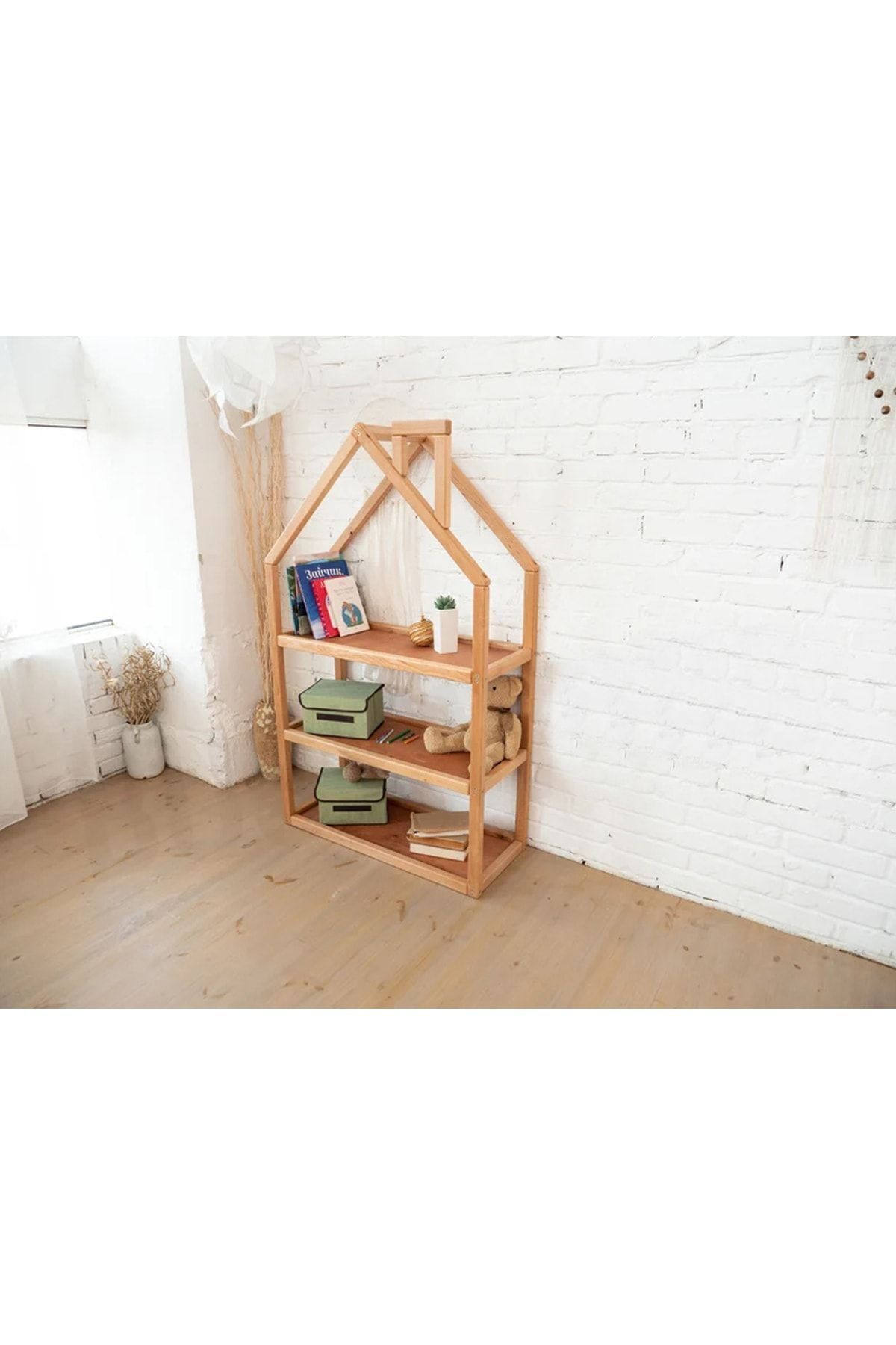 OPPİPO Montessori Kitaplık - Çocuk Odası Kitaplık fotoğrafı 5 (önizleme)