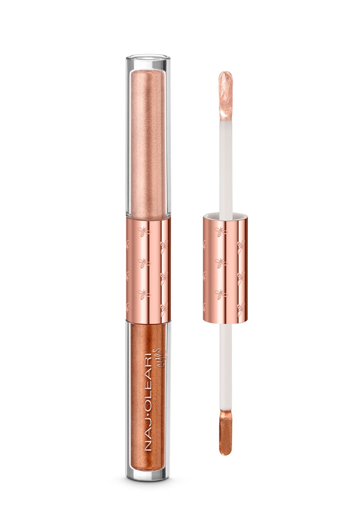 سایه چشم مایع Shiny Duo 04 - سایه چشم مایع دو رنگ Naj Oleari