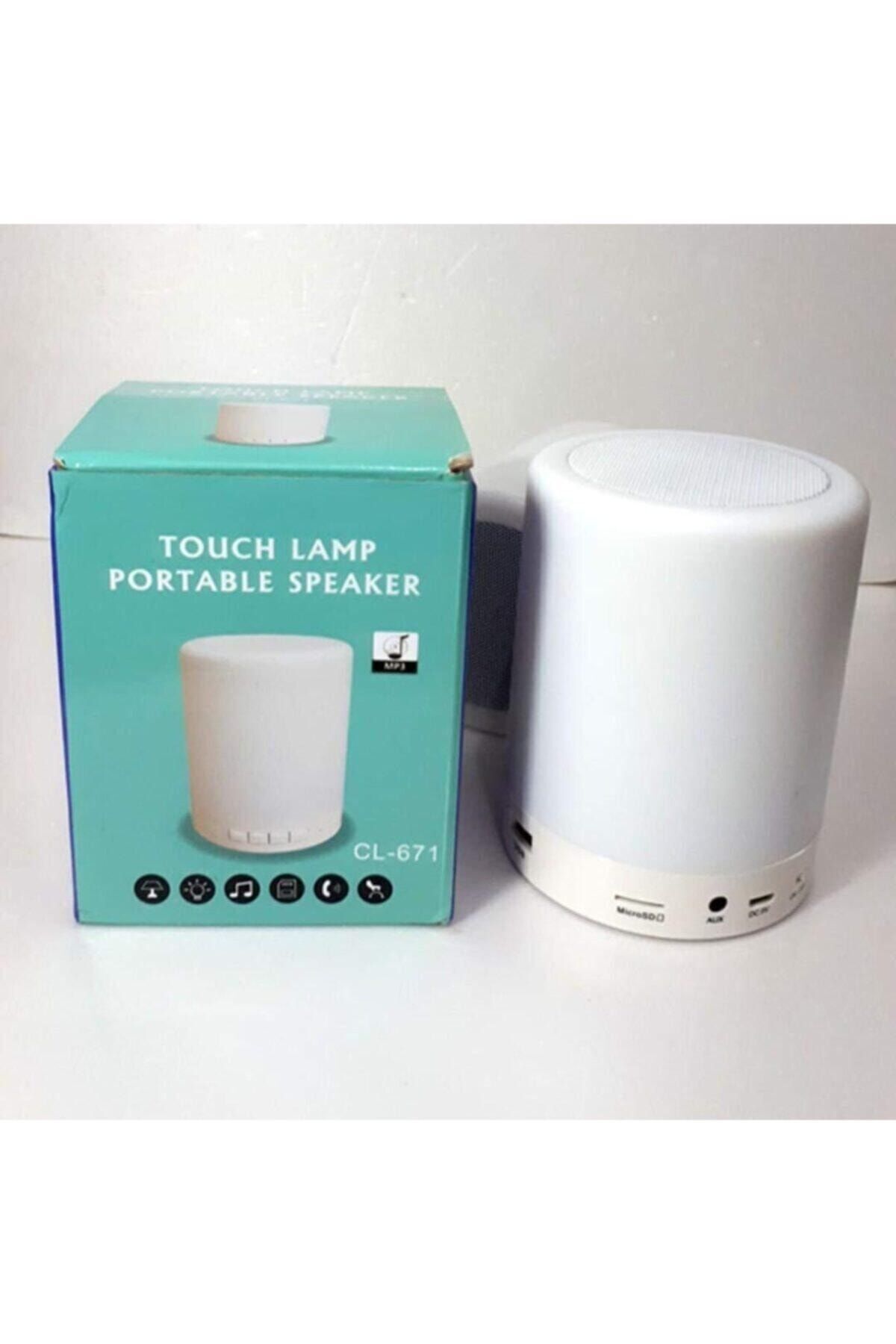 Dokunmatik Renkli Gece Lambası & Bluetooth Hoparlör Cl 671 3