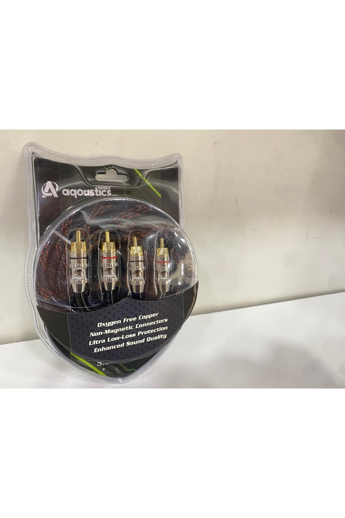 AUDİOMAX-NETEX AQOUSTICS - Copper Color RCA 2