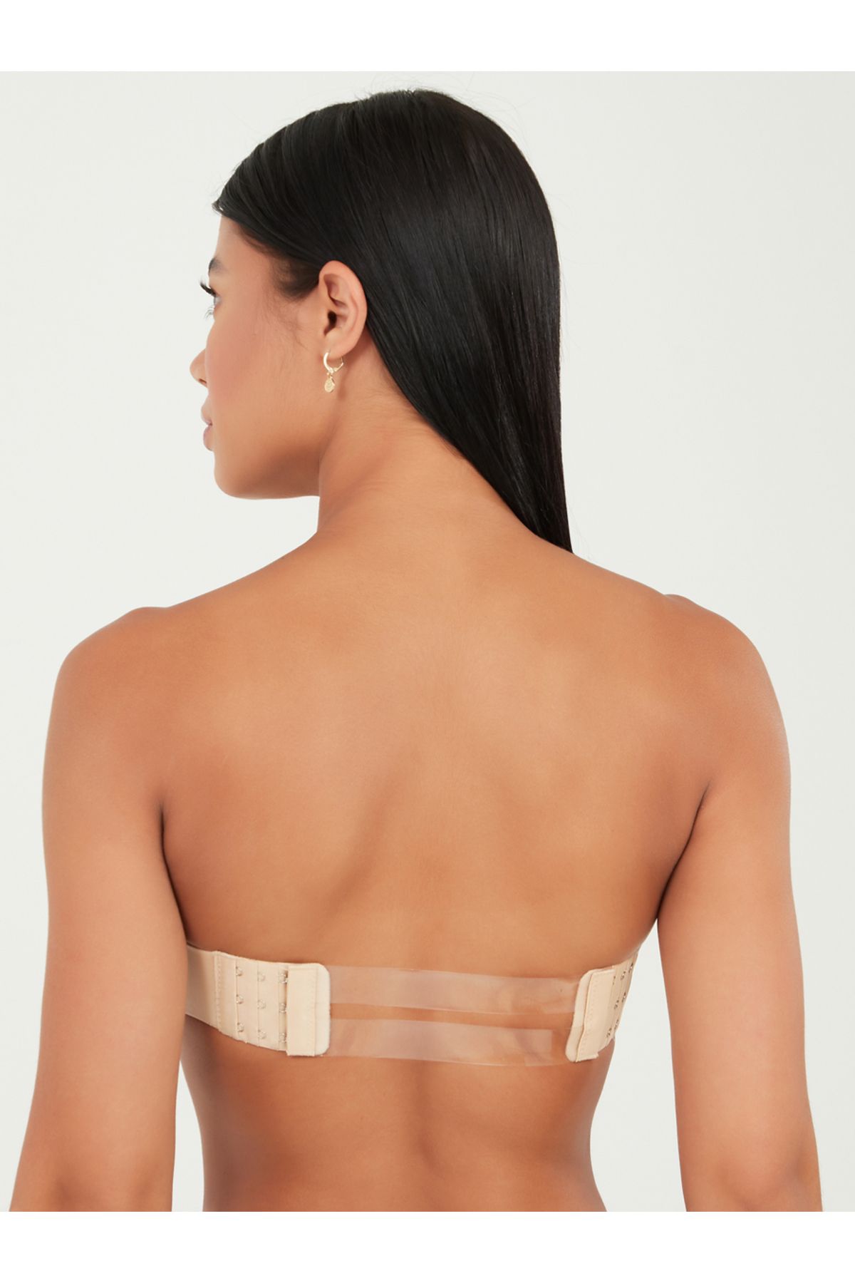Styli-Strapless Non-Wired Push-up Bra with Interchangeable Back Straps 3