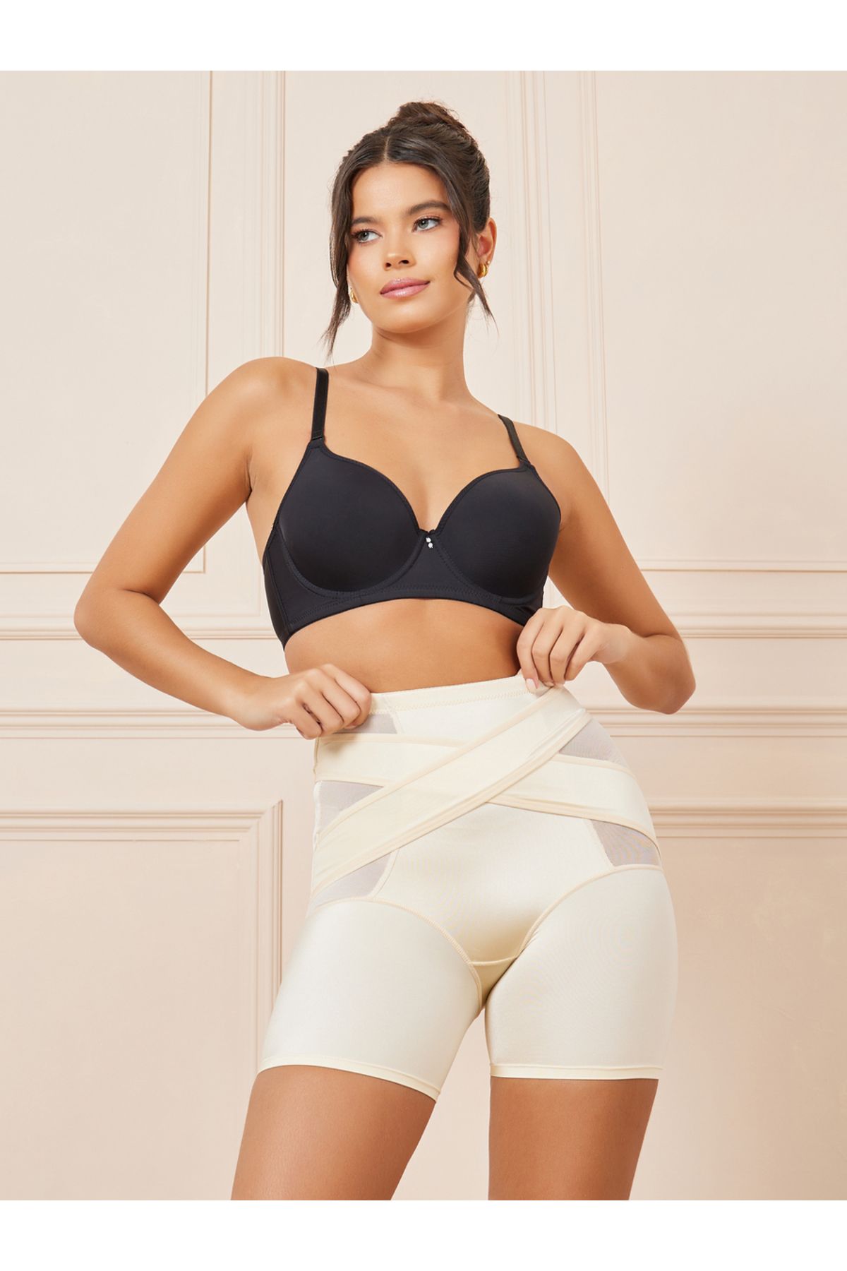 Styli-Wrap Around Multi Layer Thigh Slimmer Tummy Tucker 1